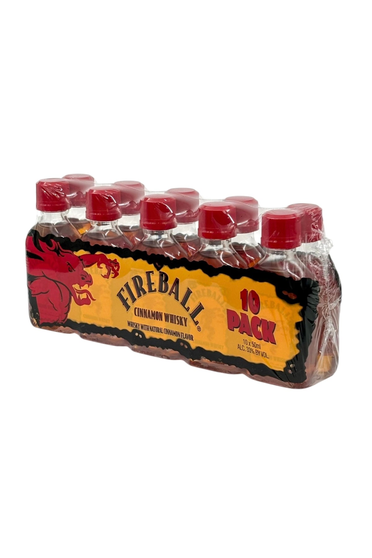 Fireball Cinnamon Flavored Whiskey 10 x 50ml