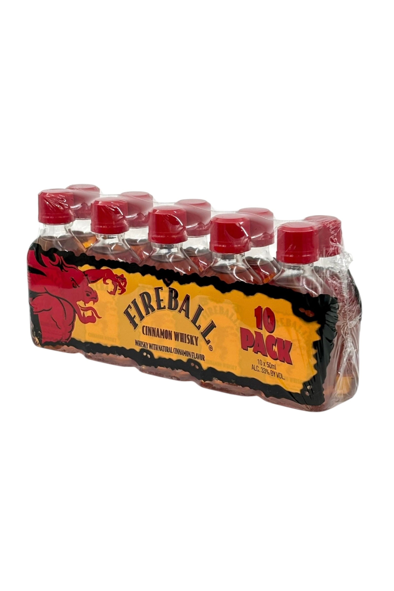 Fireball Cinnamon Flavored Whiskey 10 x 50ml