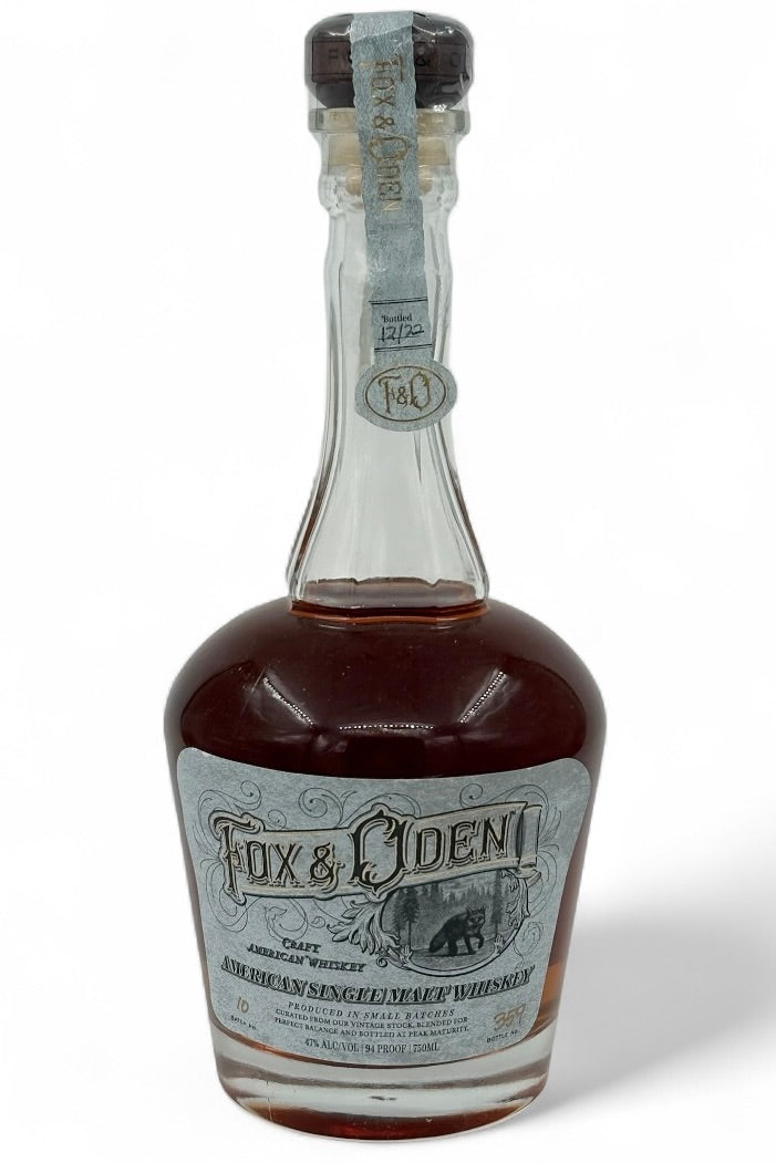 Fox & Oden American Single Malt Whiskey by Jos. A. Magnus