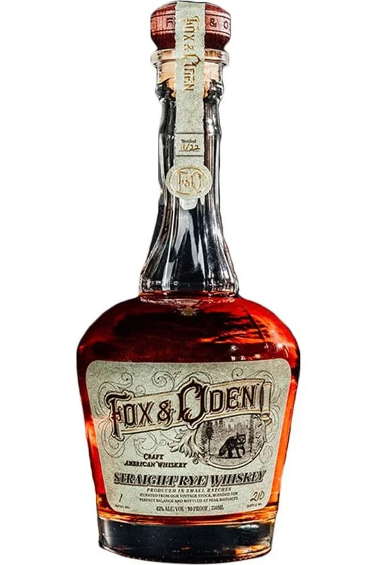 Fox & Oden Straight Rye Whiskey by Jos. A. Magnus 750ml