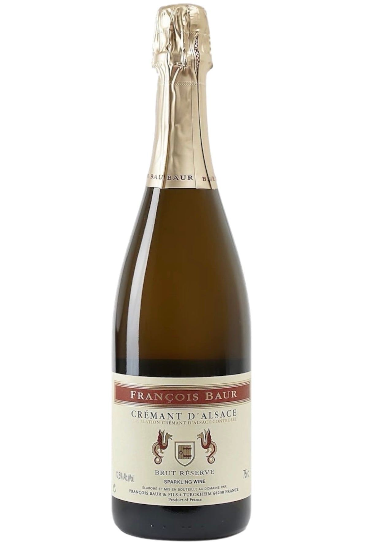 François Baur Crémant d'Alsace Brut Réserve NV 750ml