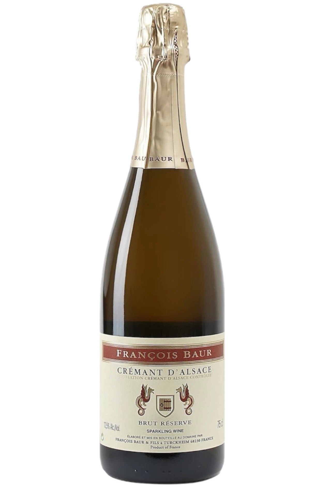 François Baur Crémant d'Alsace Brut Réserve NV 750ml
