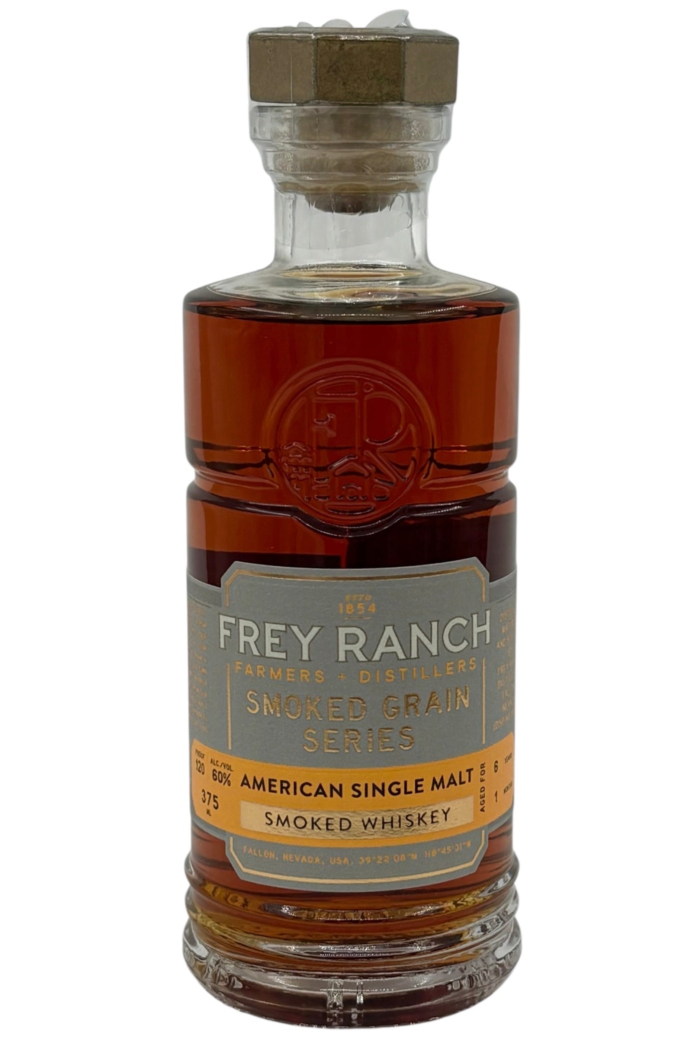 Frey Ranch 6 Year Old American Single Malt Smoked Whiskey "Smoked Grain Series"