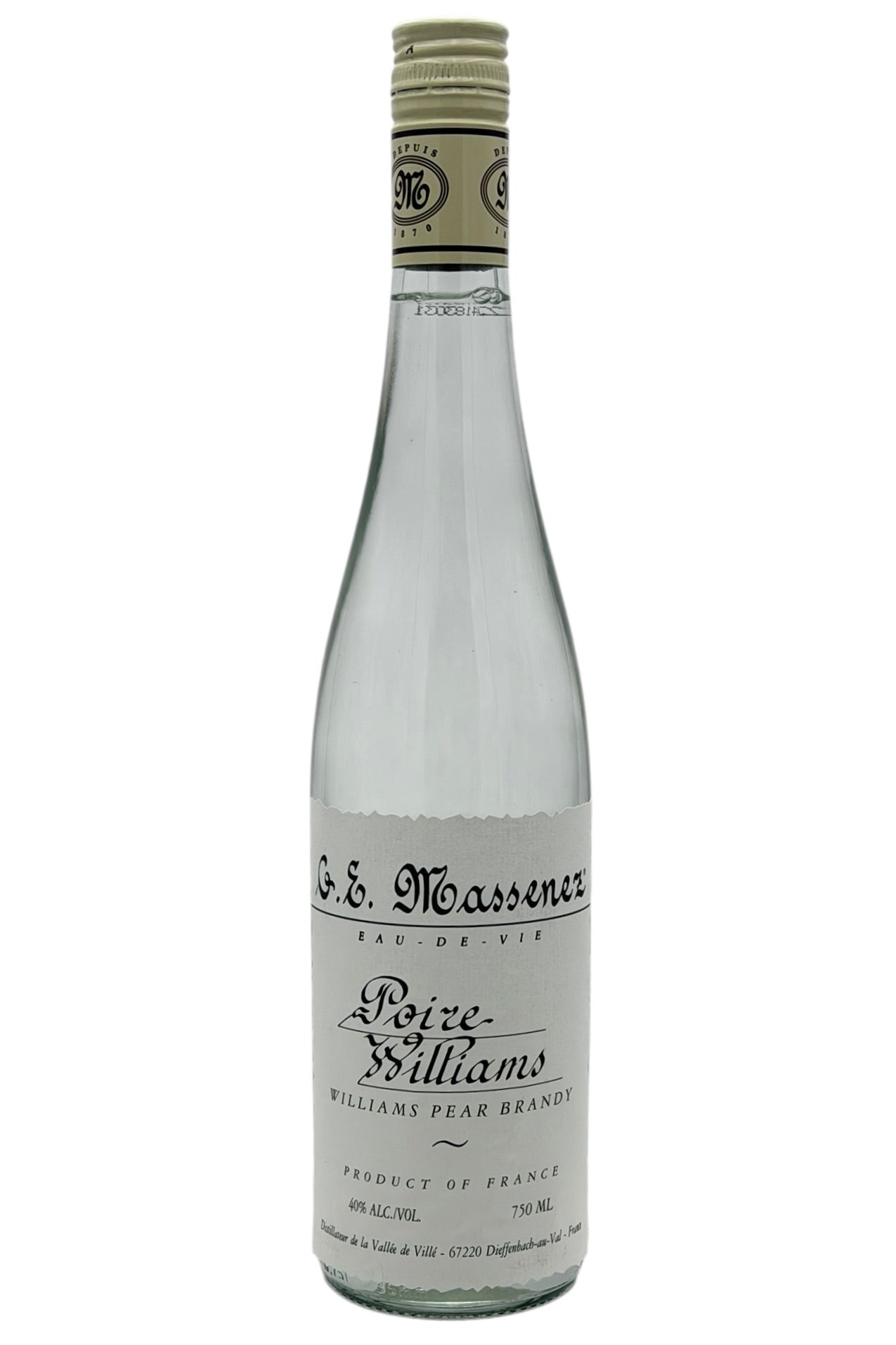 その他 POIRE WILLIAMS LIQUEUR 750ml Buy G.E. Massenez Poire Williams Pear Brandy Online