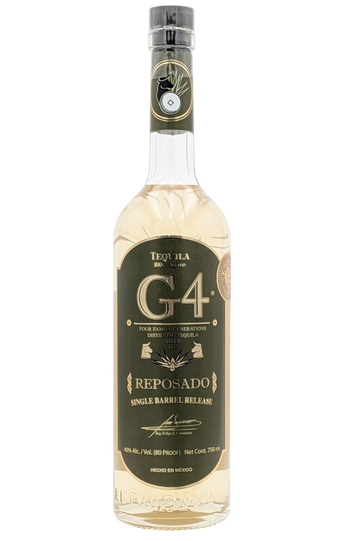 G4 Single Barrel Release Reposado Tequila