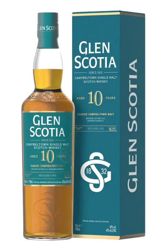 Glen Scotia 10 Year Old Campbeltown Single Malt Scotch Whisky 750ml