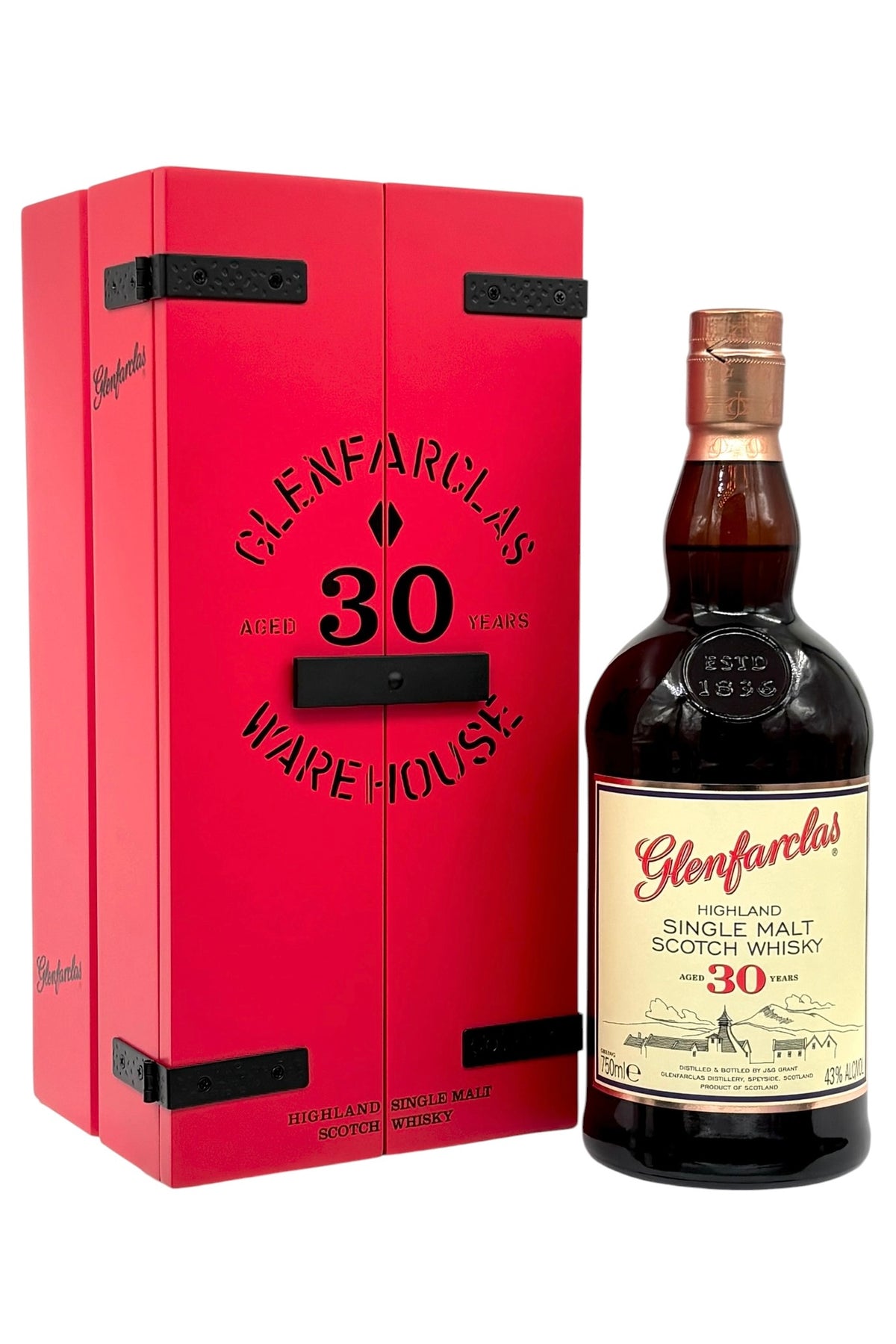 Glenfarclas 30 Year Old Single Malt Scotch Whisky – Oloroso Sherry Cask Matured, 43% ABV