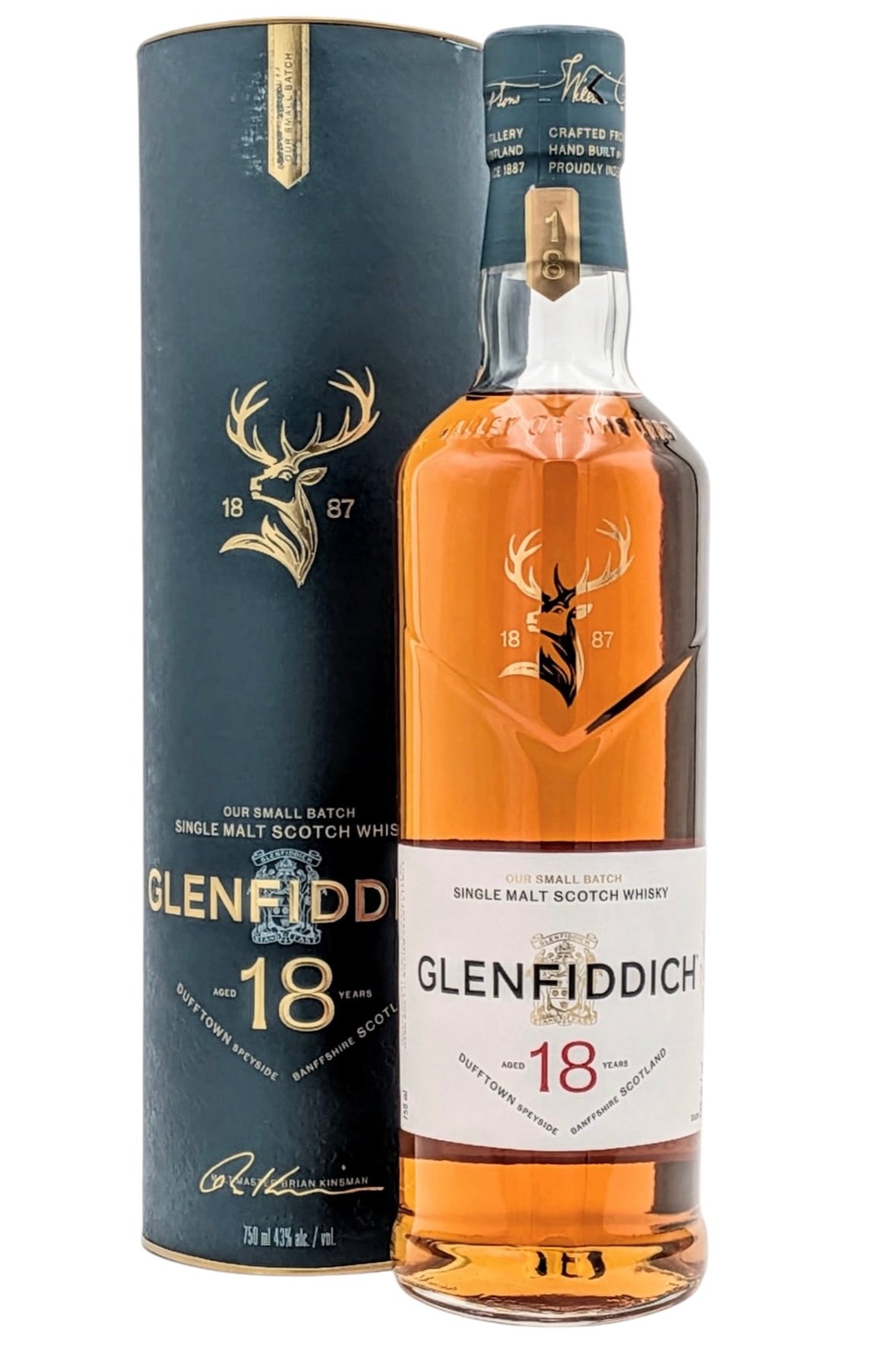 Glenfiddich 18 Year Old Small Batch Reserve Speyside Single Malt Scotch Whisky 750ml