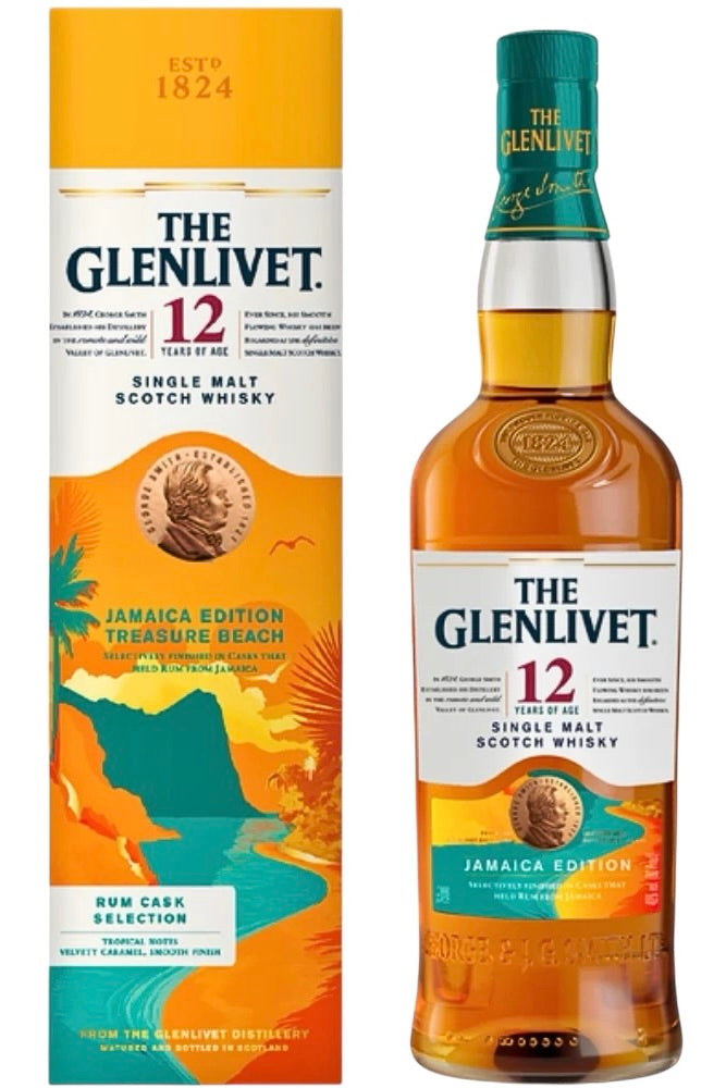 Glenlivet 12 year "Jamaica Edition Treasure Beach" Rum Finish Single Malt Scotch Whisky