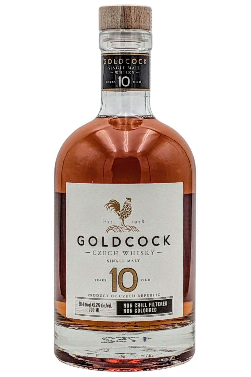 Gold Cock 10 Year Old Czech Single Malt Whisky 700ml