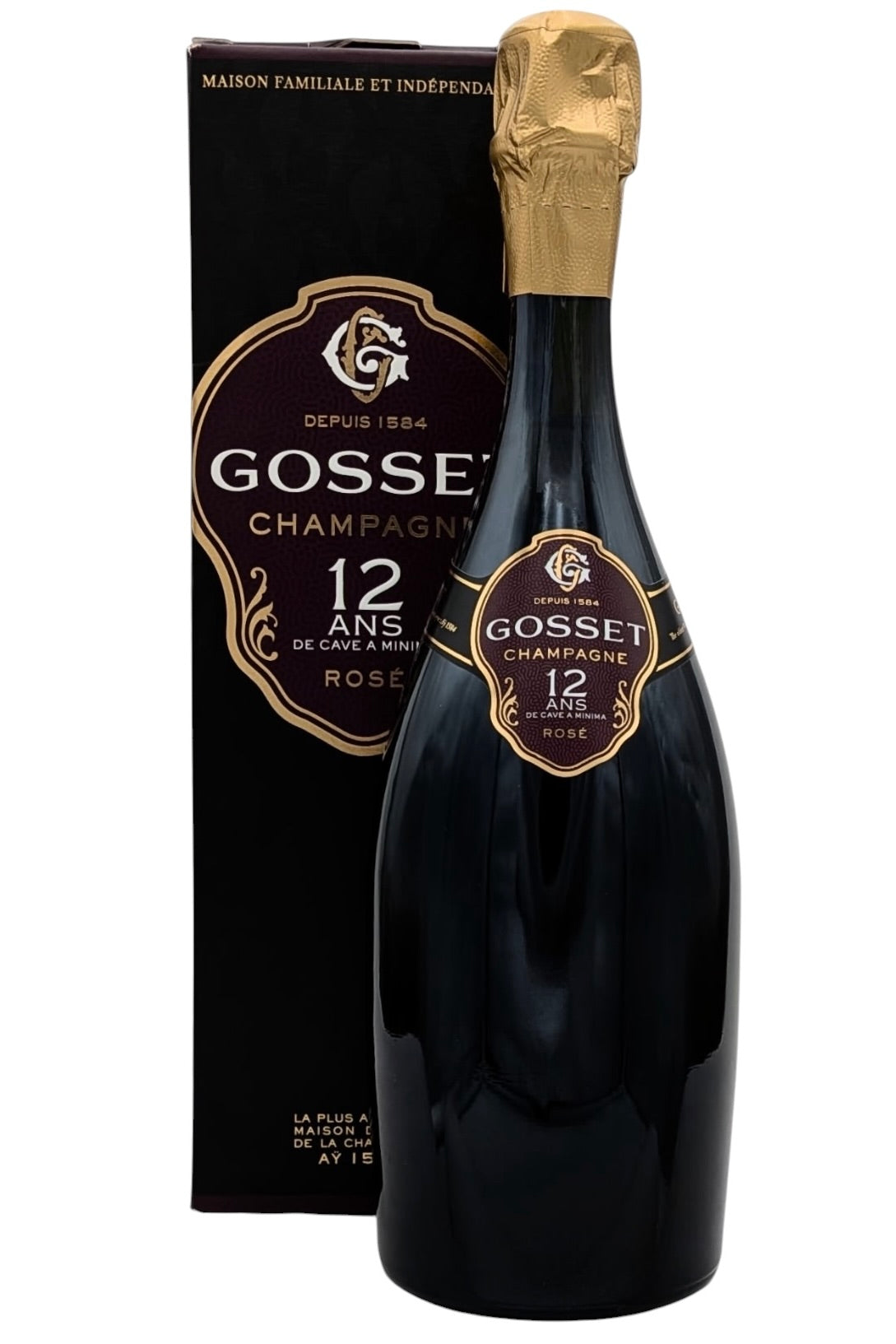Gosset “12 Ans de Cave à Minima” Rosé Extra Brut Champagne – Extended Lees Aged (12 Years Sur Lie)