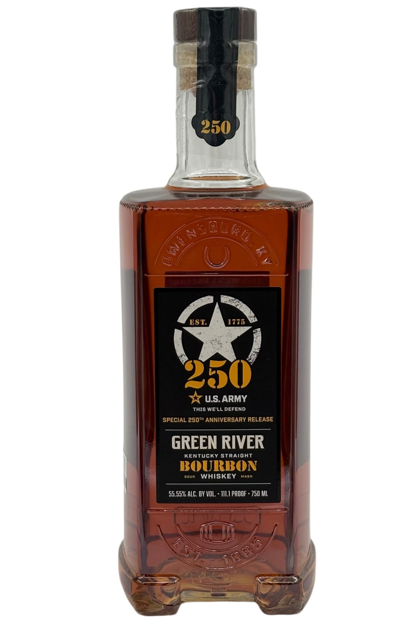 Green River "US Army 250th Anniversary" Straight Bourbon Whiskey