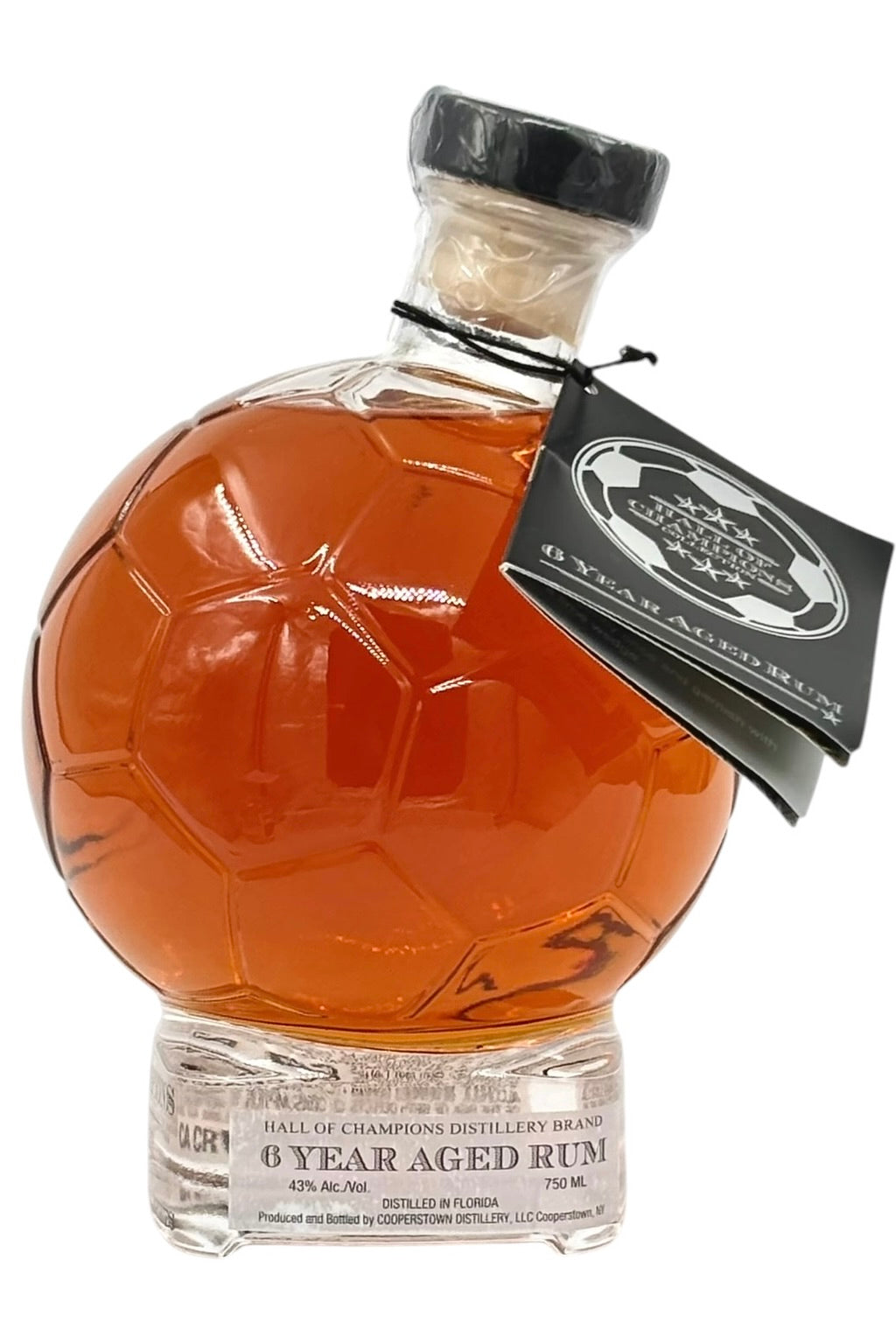Hall of Champions Limited Edition Soccer Ball Decanter Rum 6 Year Aged 750ml (43% ABV)