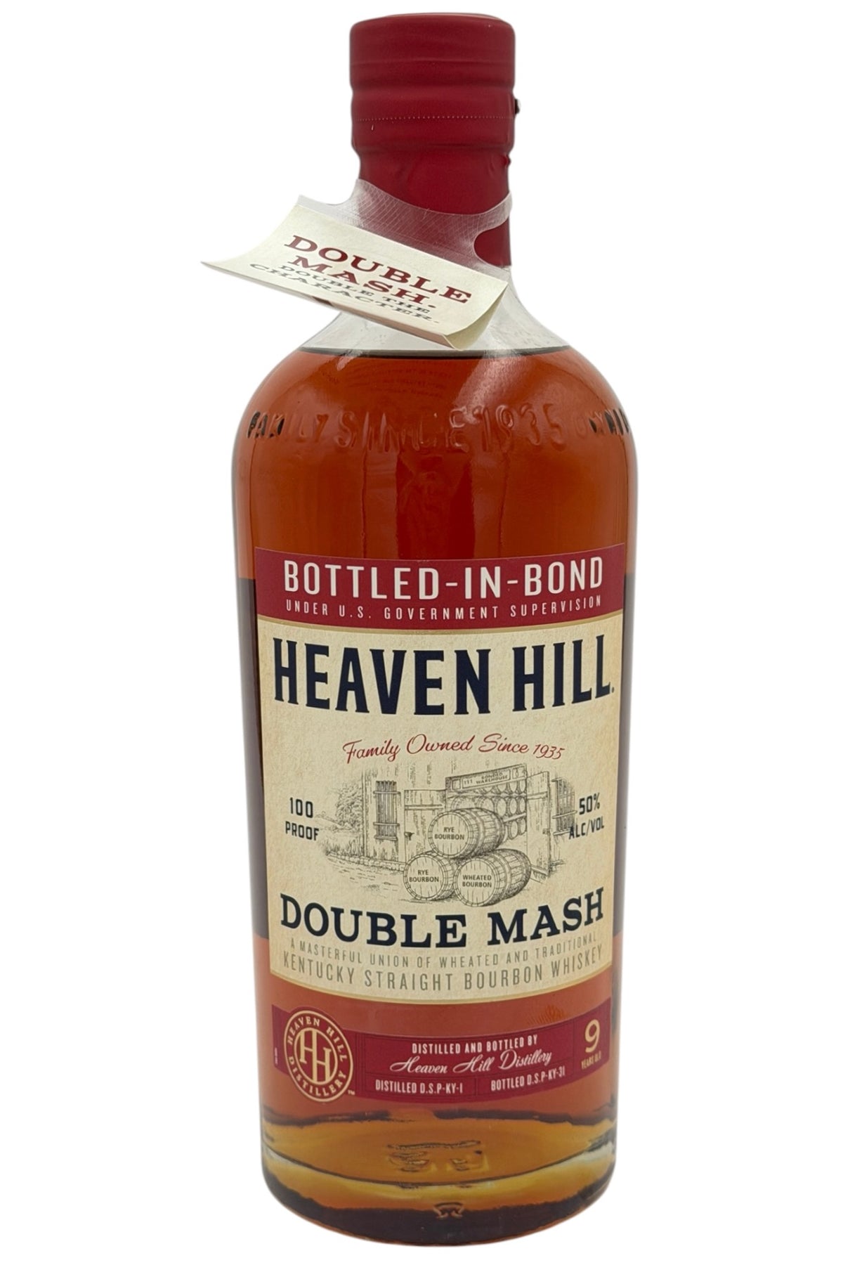 Heaven Hill Bottled-in-Bond Double Mash 9 Year Old Kentucky Straight Bourbon Whiskey 750ml