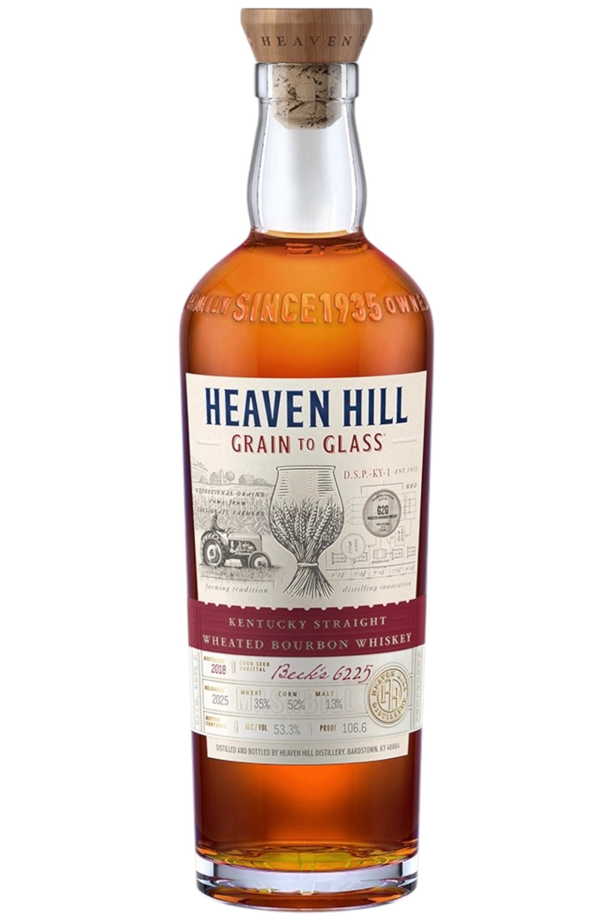 Heaven Hill Grain-to-Glass 2025 Wheated Bourbon Whiskey 106.6 Proof