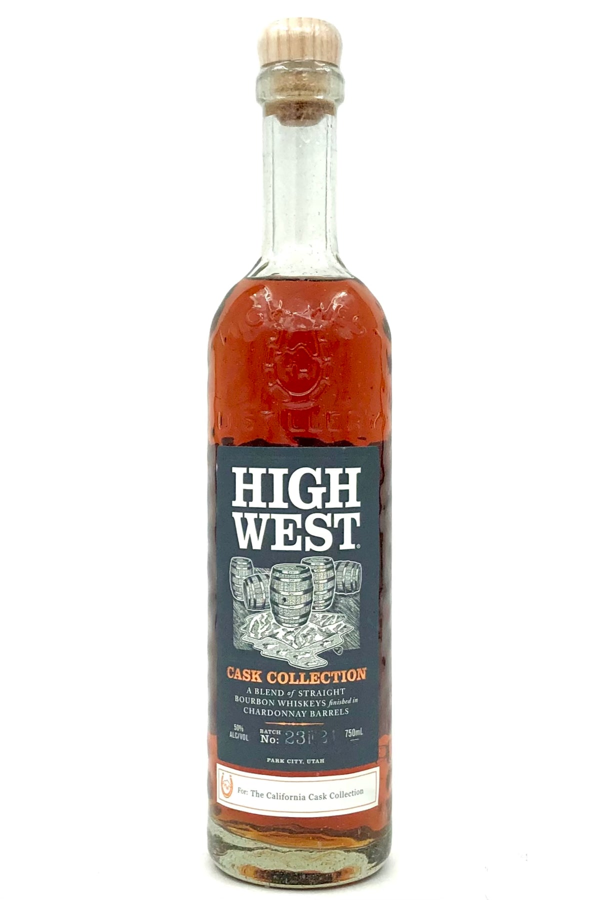 High West "The California Cask Collection" Chardonnay Barrel Finish Bourbon Whiskey