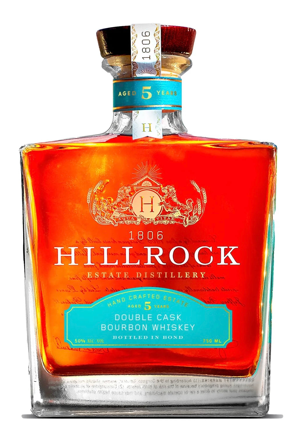 Hillrock Estate Double Cask Bourbon Bottled in Bond 100 Proof 750ml