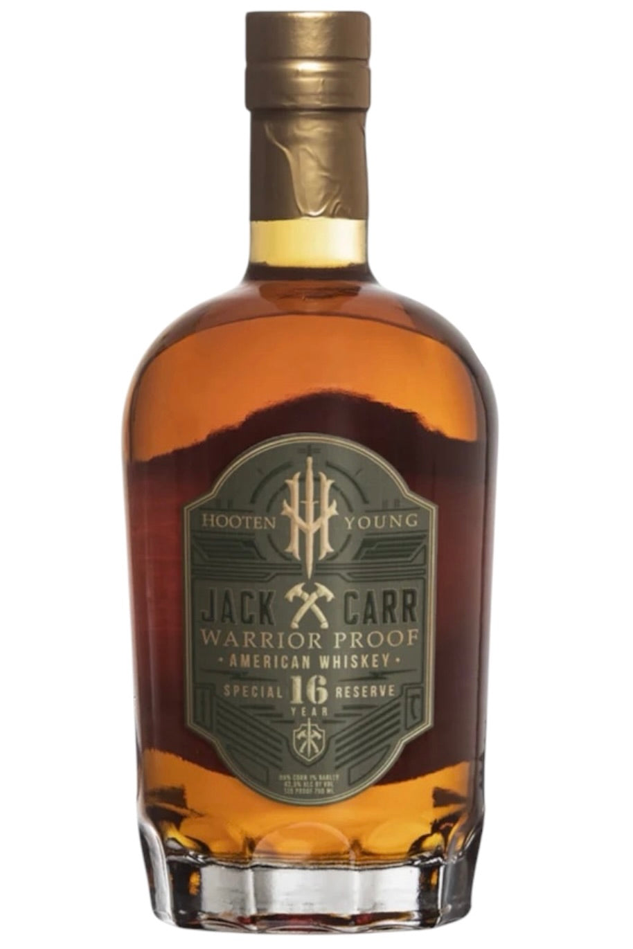 Hooten & Young  x Jack Carr 16 Year Warrior Proof American Whiskey Limited Bottling