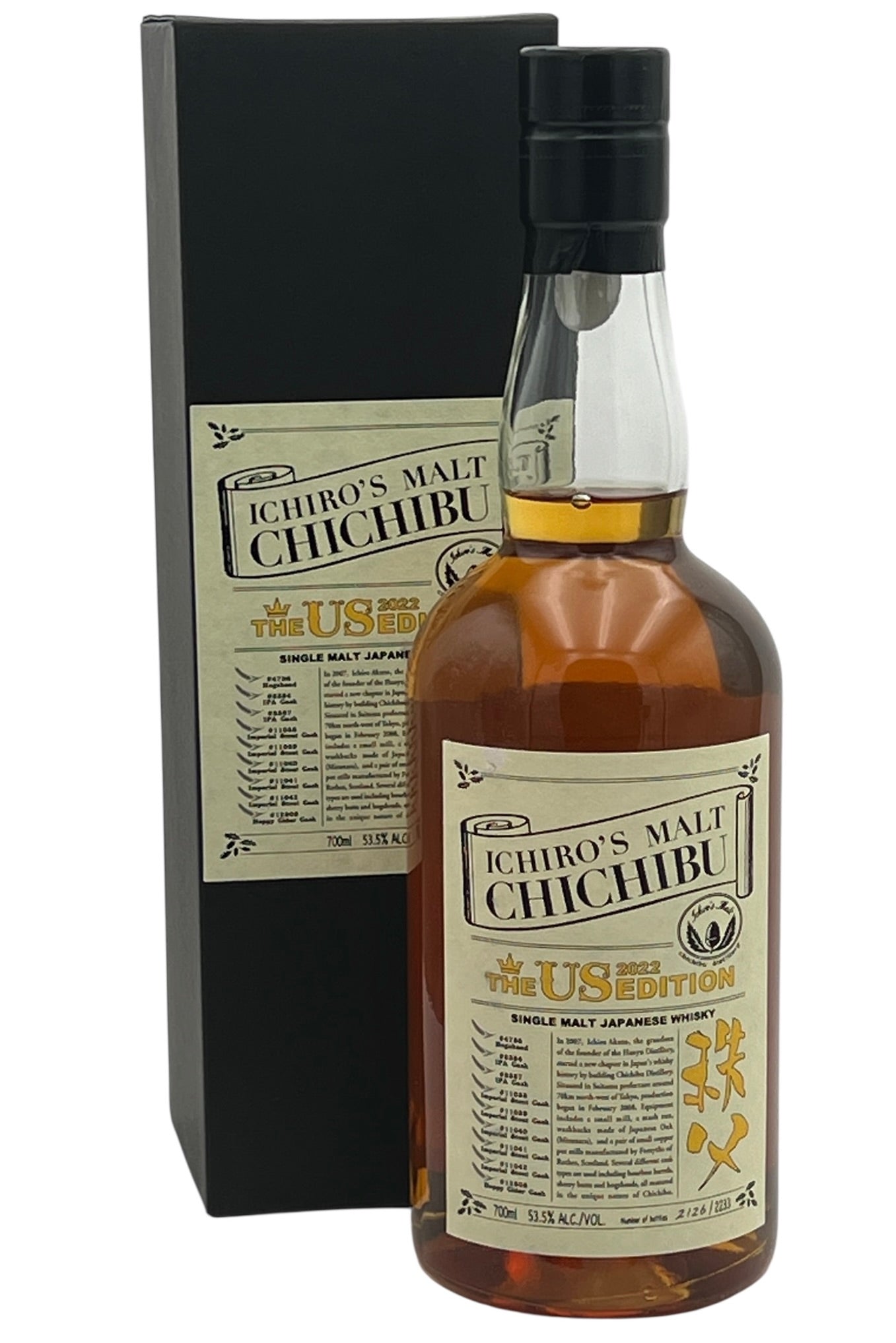 Ichiro's Malt Chichibu 2022 The US Edition Single Malt Japanese Whisky