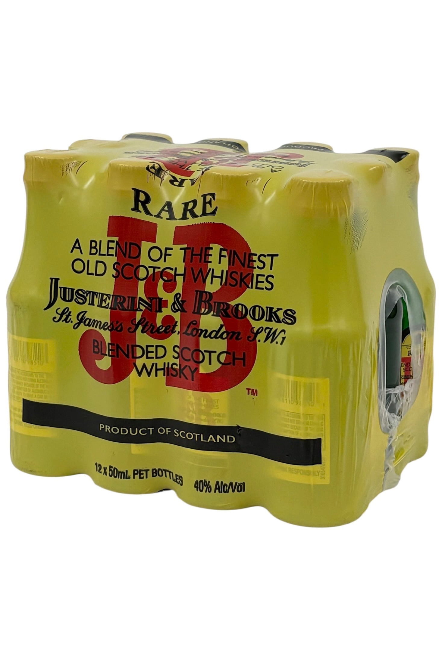 J & B Scotch Whisky 10 x 50 ml