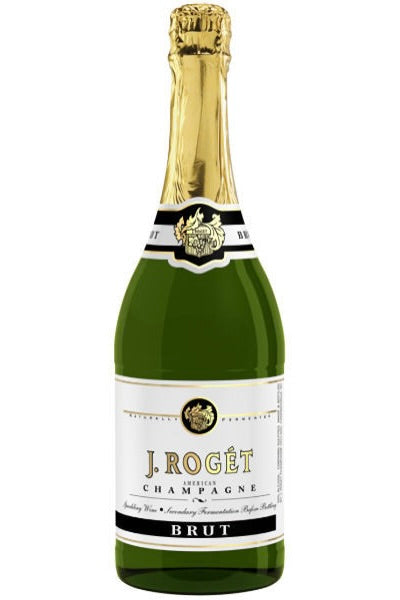 J Roget American Brut Sparkling Wine California Charmat Method Stainless Steel Pinot Meunier Chardonnay Pinot Noir Constellation Brands 10% ABV 750ml