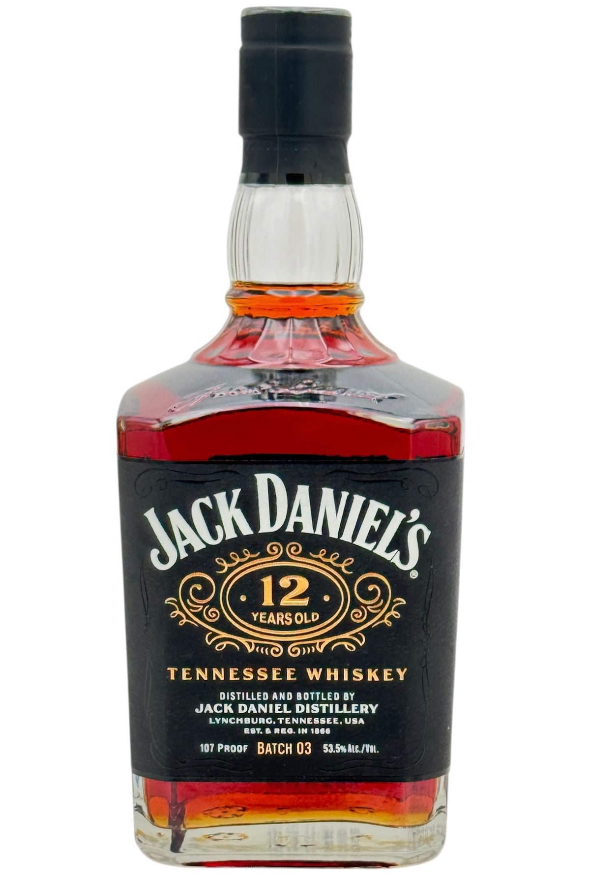Jack Daniel’s 12 Year Old Tennessee Whiskey Batch 4 – 107 Proof Aged Series Release (2026)