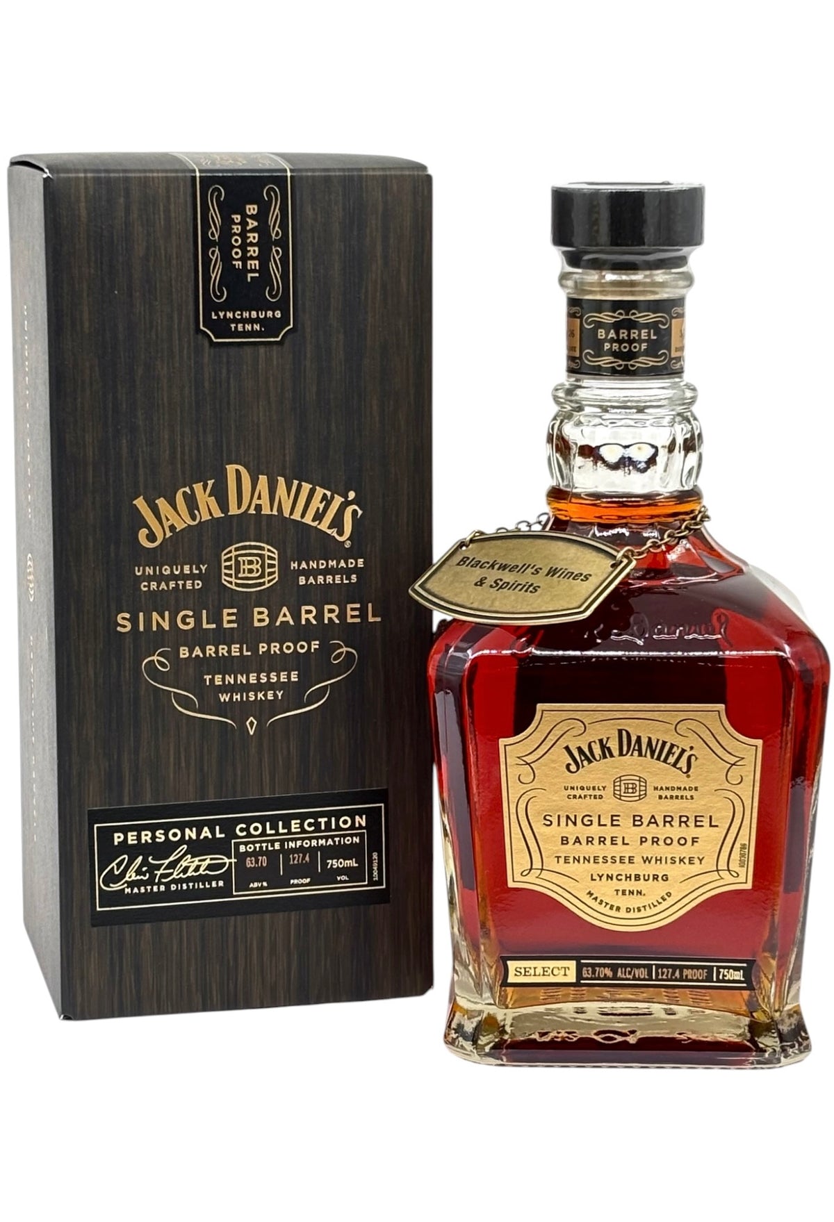 Jack Daniel's Single Barrel Barrel Proof Tennessee Whiskey — Blackwell's Pick 750ml
