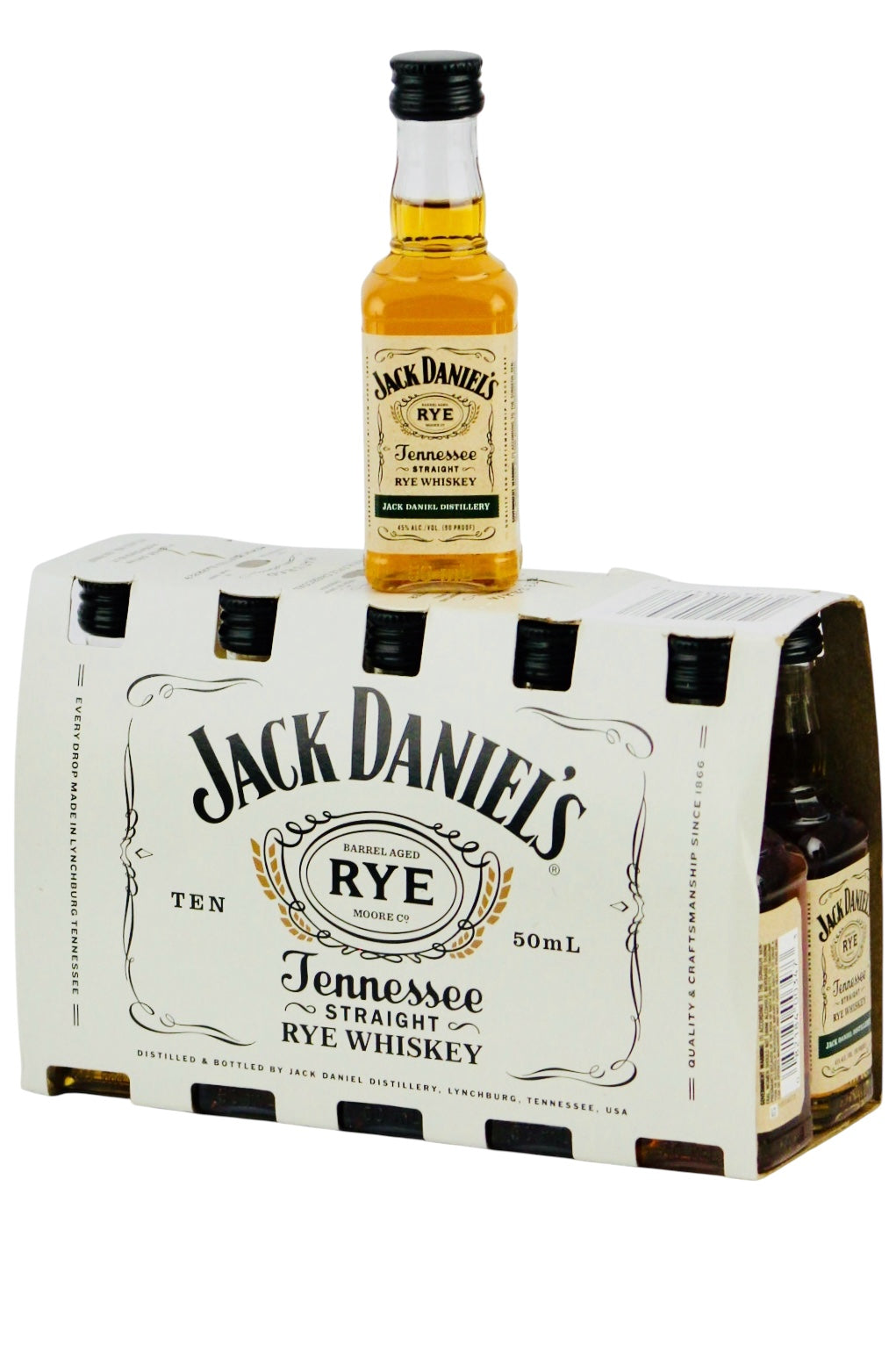 Jack Daniel's Tennessee Rye Whisky 10 x 50 ml