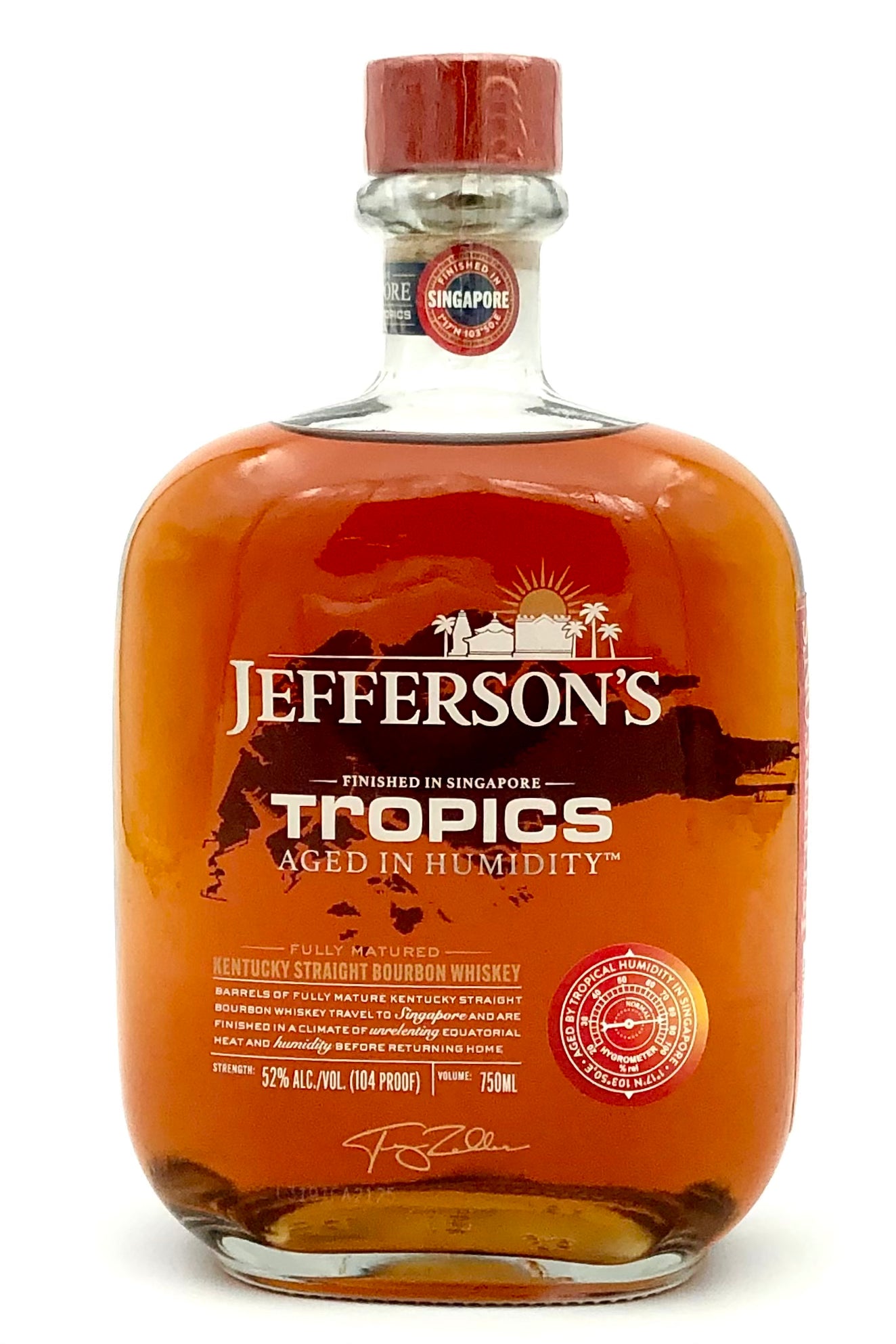 Jefferson's "Tropics: Aged in Humidity" Bourbon Whiskey Finished in Singapore