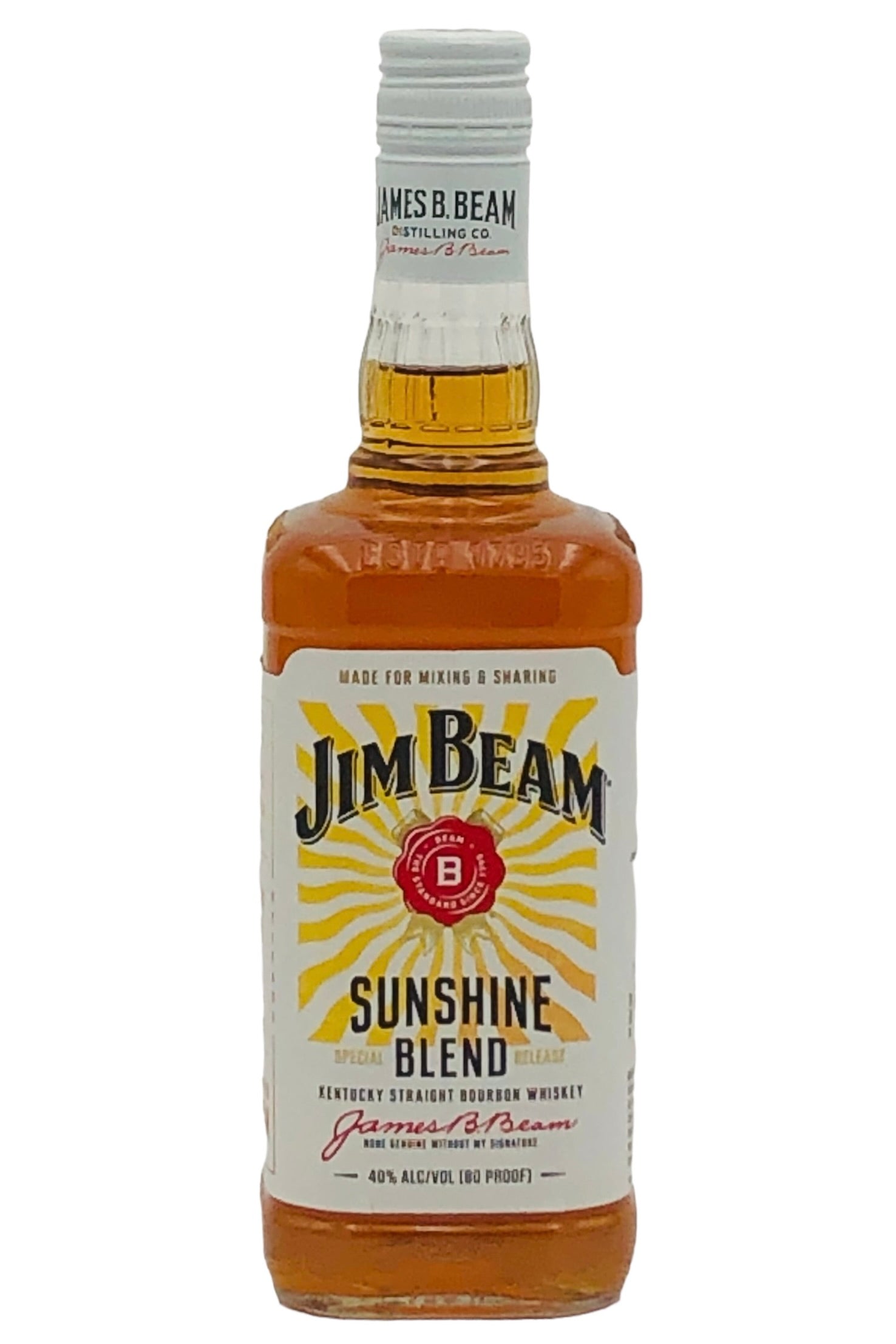 Jim Beam "Sunshine Blend" Bourbon Whiskey