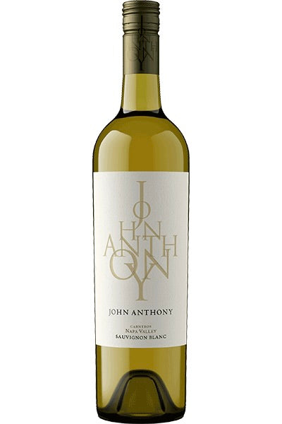 John Anthony 2025 Sauvignon Blanc Los Carneros AVA Napa Valley Stainless Steel Fermented Cool Climate San Pablo Bay Estate Grown Citrus Tropical Fruit 750ml