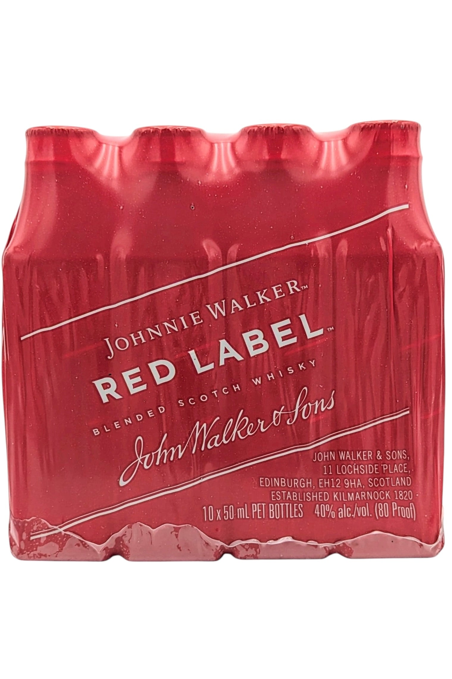 Johnnie Walker Red Label Blanded Scotch Whisky 12 x 50 ml
