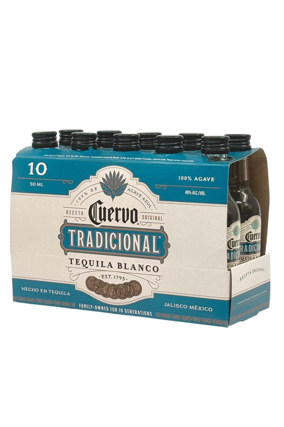 Jose Cuervo Tradicion Silver Tequila 10 x 50 ml