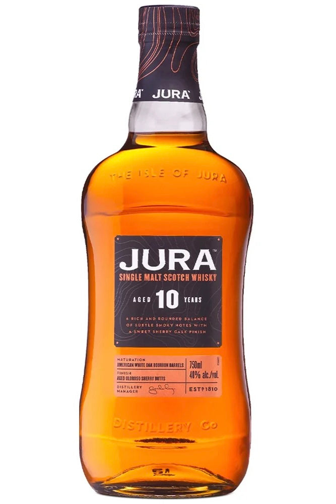 Jura 10 Year Old Single Malt Scotch Whisky 750ml