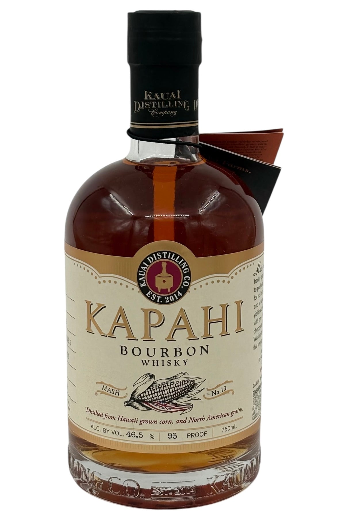 Kauai Distilling Company Kapahi Bourbon Whisky