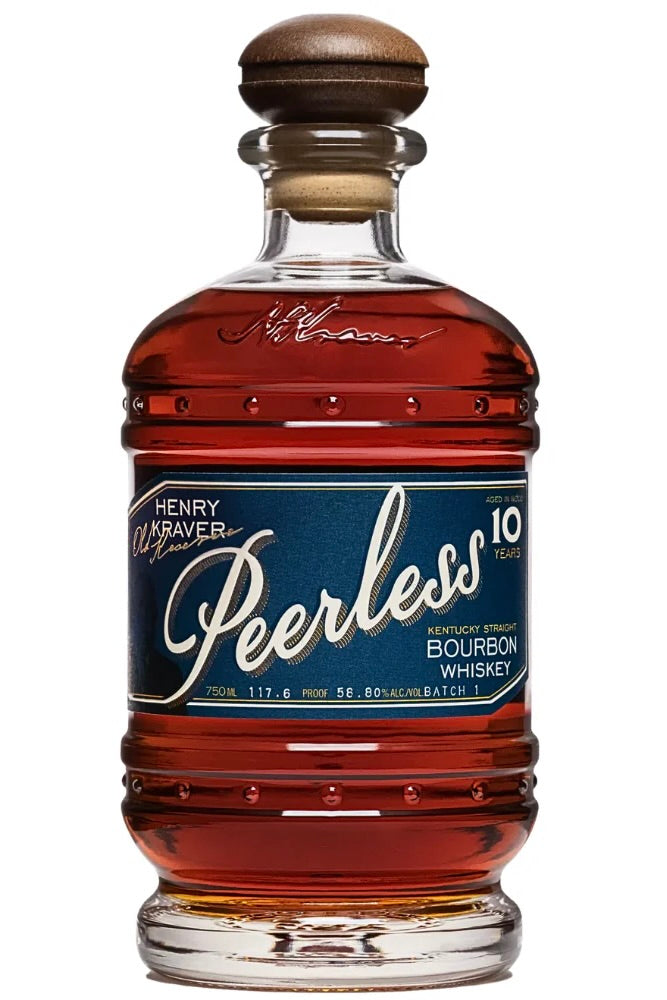 Kentucky Peerless "Henry Kraver's Old Reserve" | 10 Year Old Kentucky Straight Bourbon | Batch 1 | Barrel Proof 117.6 / 58.8% ABV | Sweet Mash | Never Sourced | 750ml