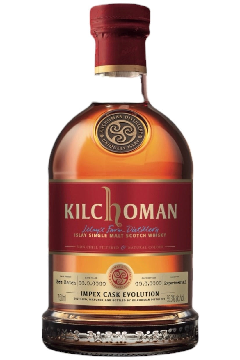 Kilchoman ImpEx Cask Evolution 6 Year Old Ruby Port Cask Single Malt Scotch Whisky 700ml