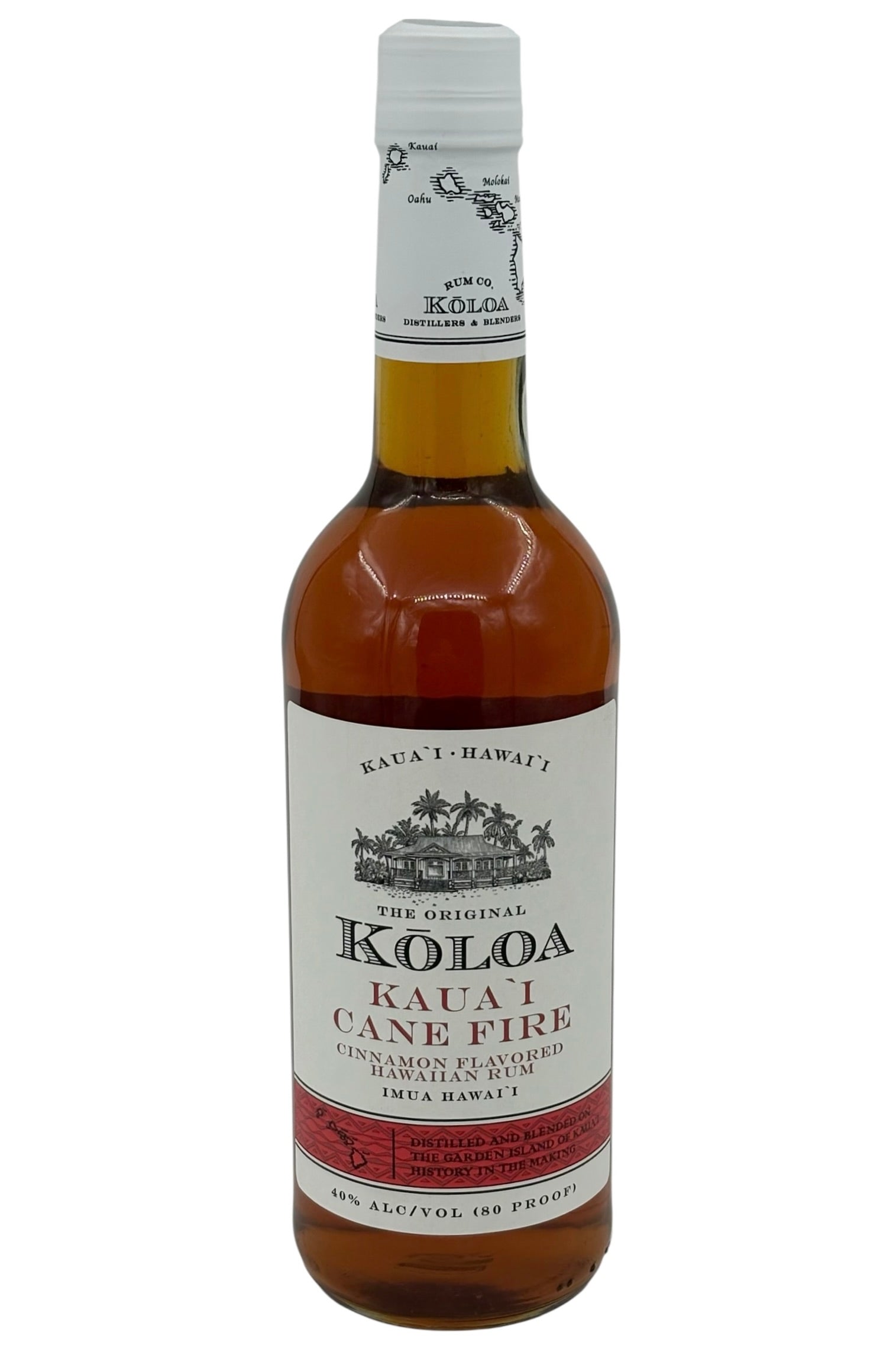 Koloa Kauai Hawaiian Cane Fire Cinnamon-Flavored Rum