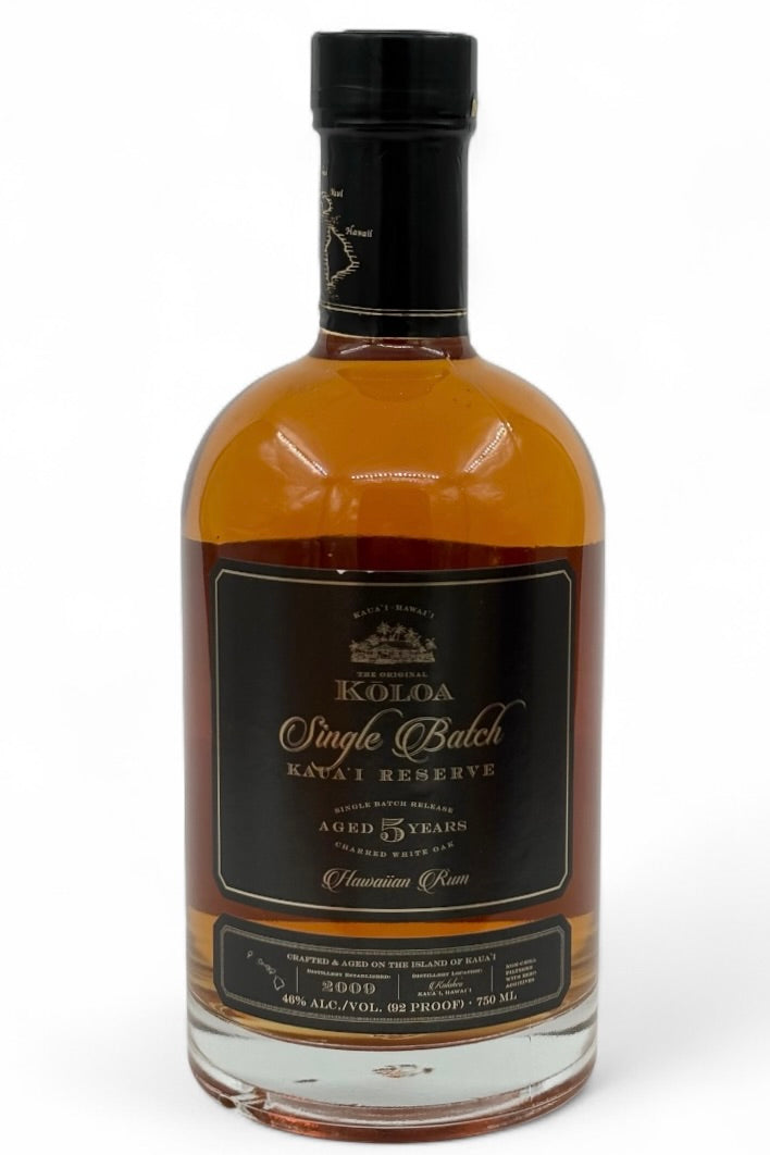 Koloa Kauai Reserve 5 Year Old Single Cask Hawaiian Rum