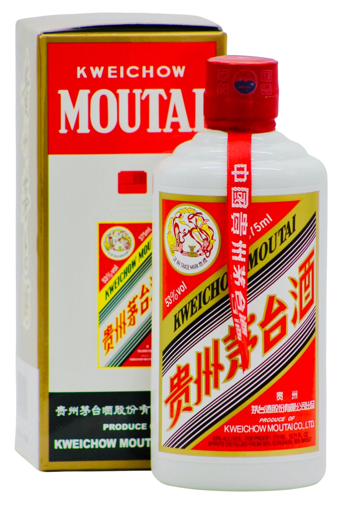 Kweichow Moutai Baijiu 53% ABV 375 ml