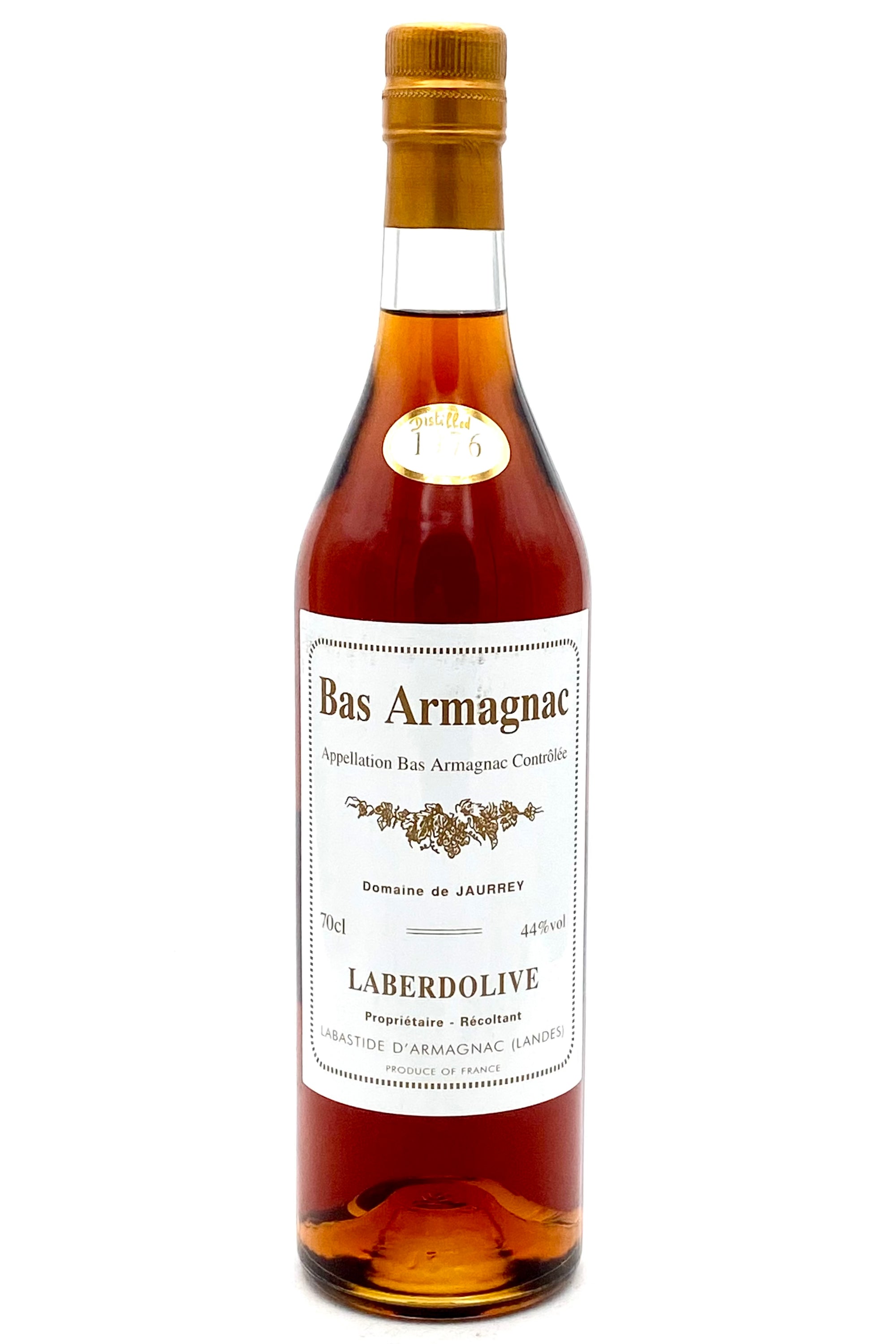 Laberdolive Vintage 1976 Bas Armagnac Domaine de Jaurrey