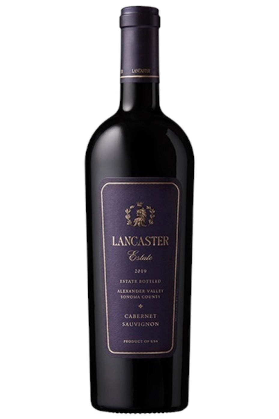 Lancaster Estate 2019 Cabernet Sauvignon Alexander Valley Sonoma County Volcanic Hillside Five Bordeaux Varietals 76% Cabernet Sauvignon Malbec Merlot Cab Franc Petit Verdot 750ml