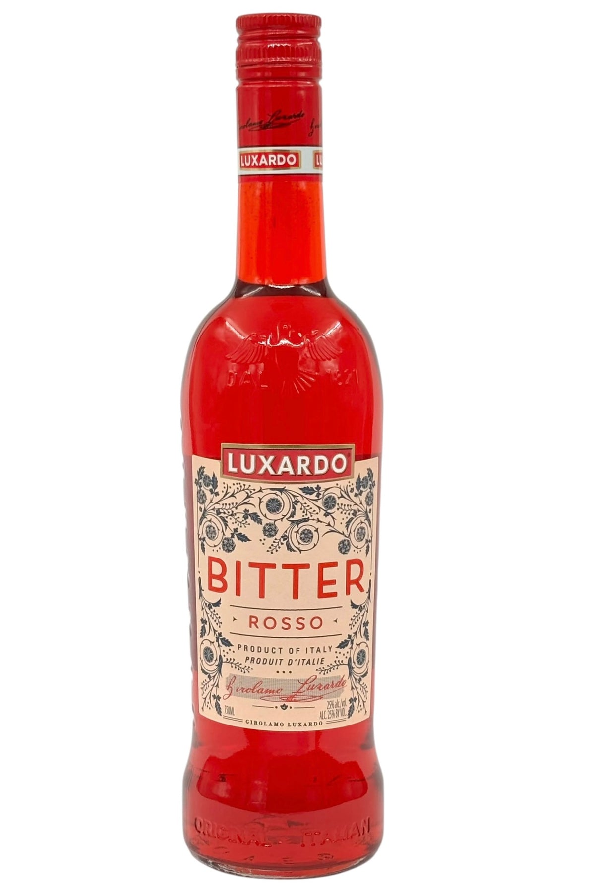 Luxardo Aperitivo Italian Bitter Rosso Aperitif Liqueur 750ml