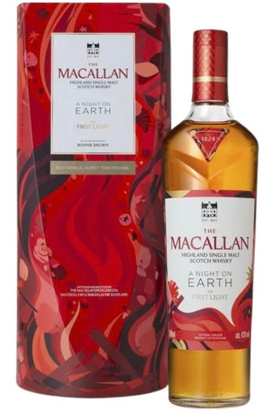 ウイスキー The Macallan A Night on Earth 700ml Buy The Macallan A Night on Earth First Light 2025 Edition Single
