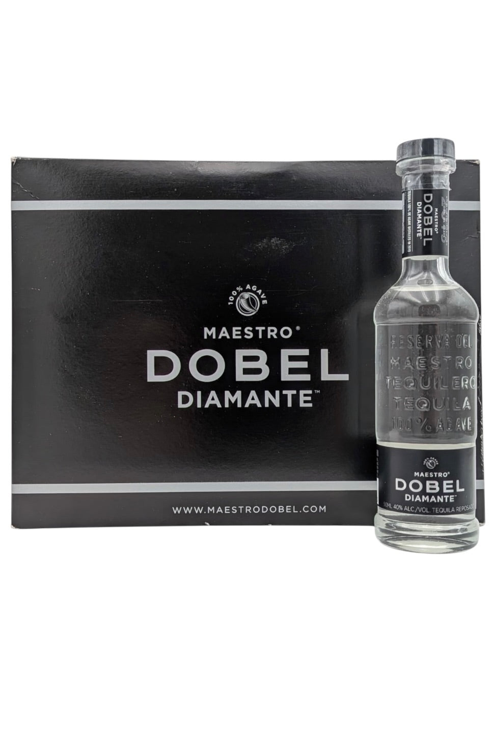 Buy Maestro Dobel Diamante Reposado Tequila 10 x 50 ml Online