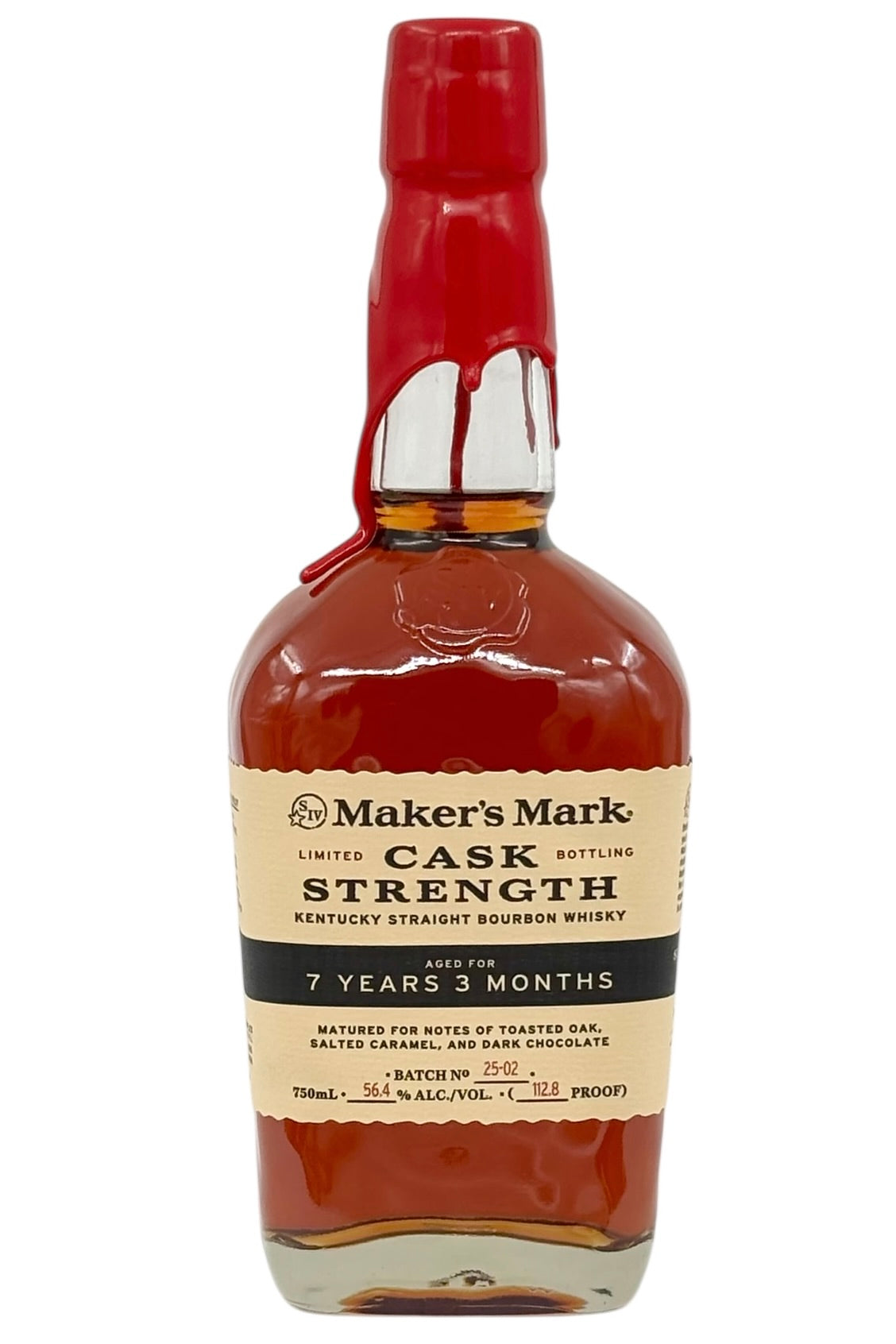 Maker's Mark 7 Year Old Cask Strength Bourbon Whisky Batch 25-02