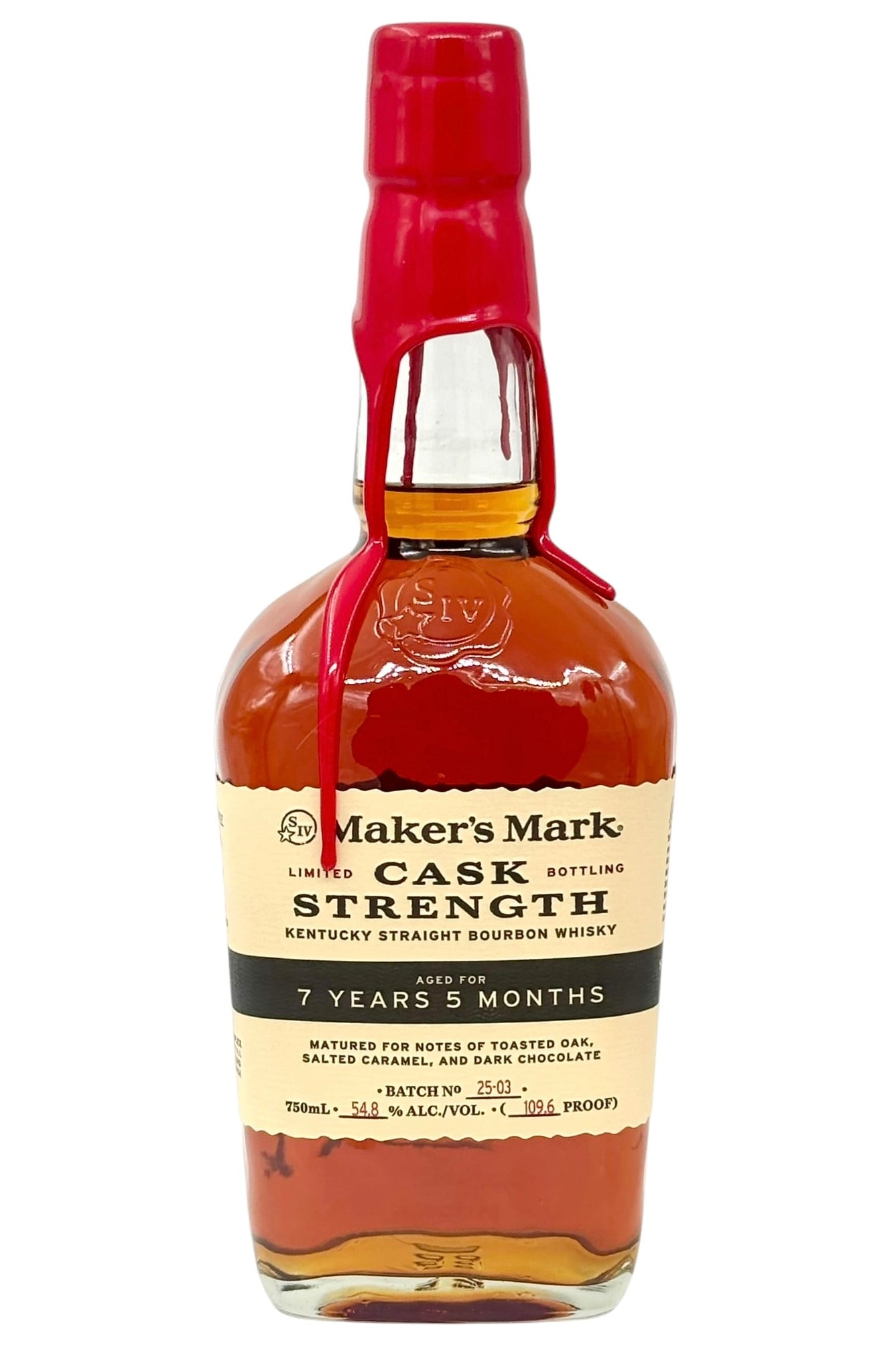 Buy Maker's Mark 7 Year Old Cask Strength Bourbon Whisky Batch 25