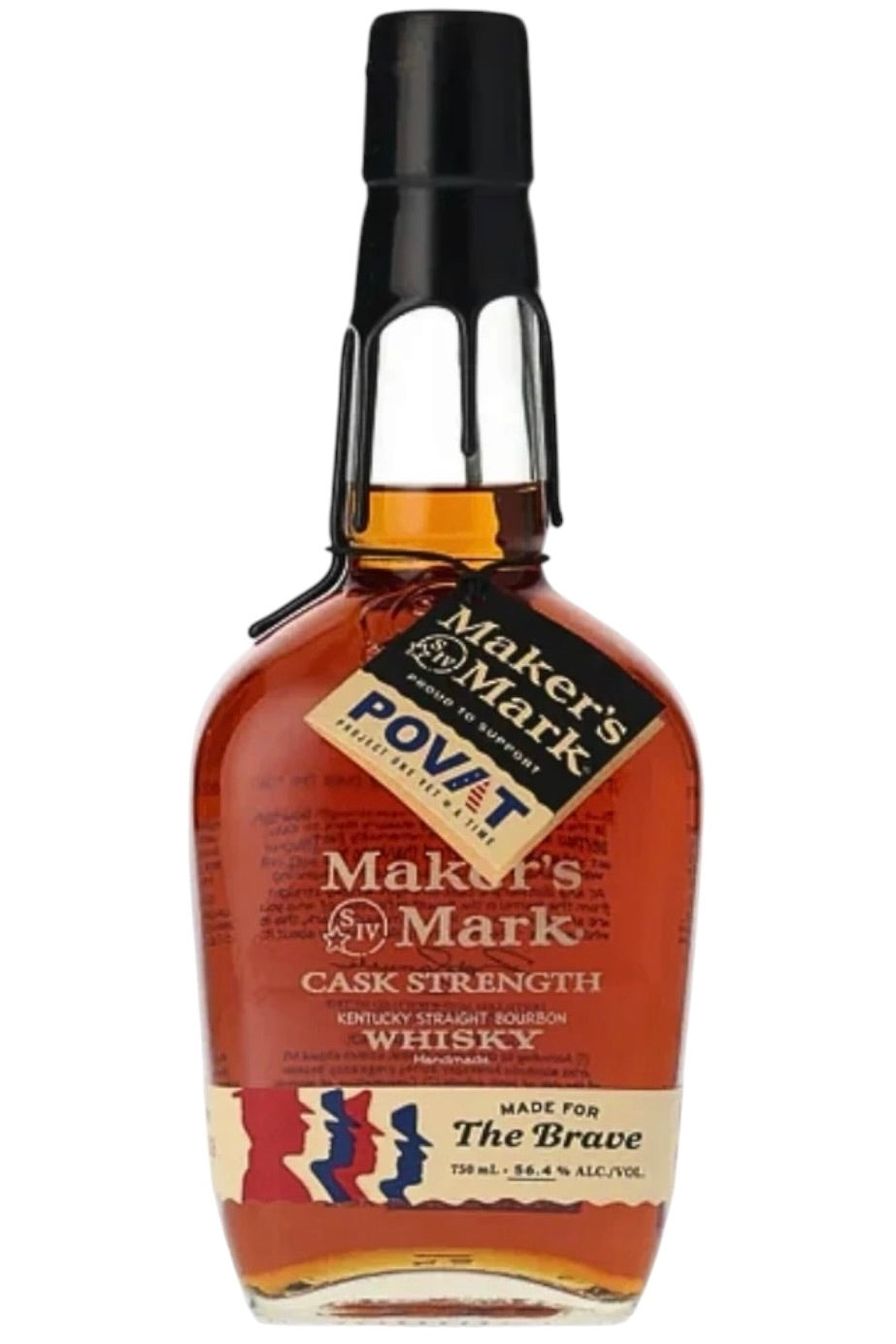 Maker's Mark "Made For The Brave" Cask Strength Limited Edition Kentucky Straight Bourbon Whisky 110.5 Proof 750ml