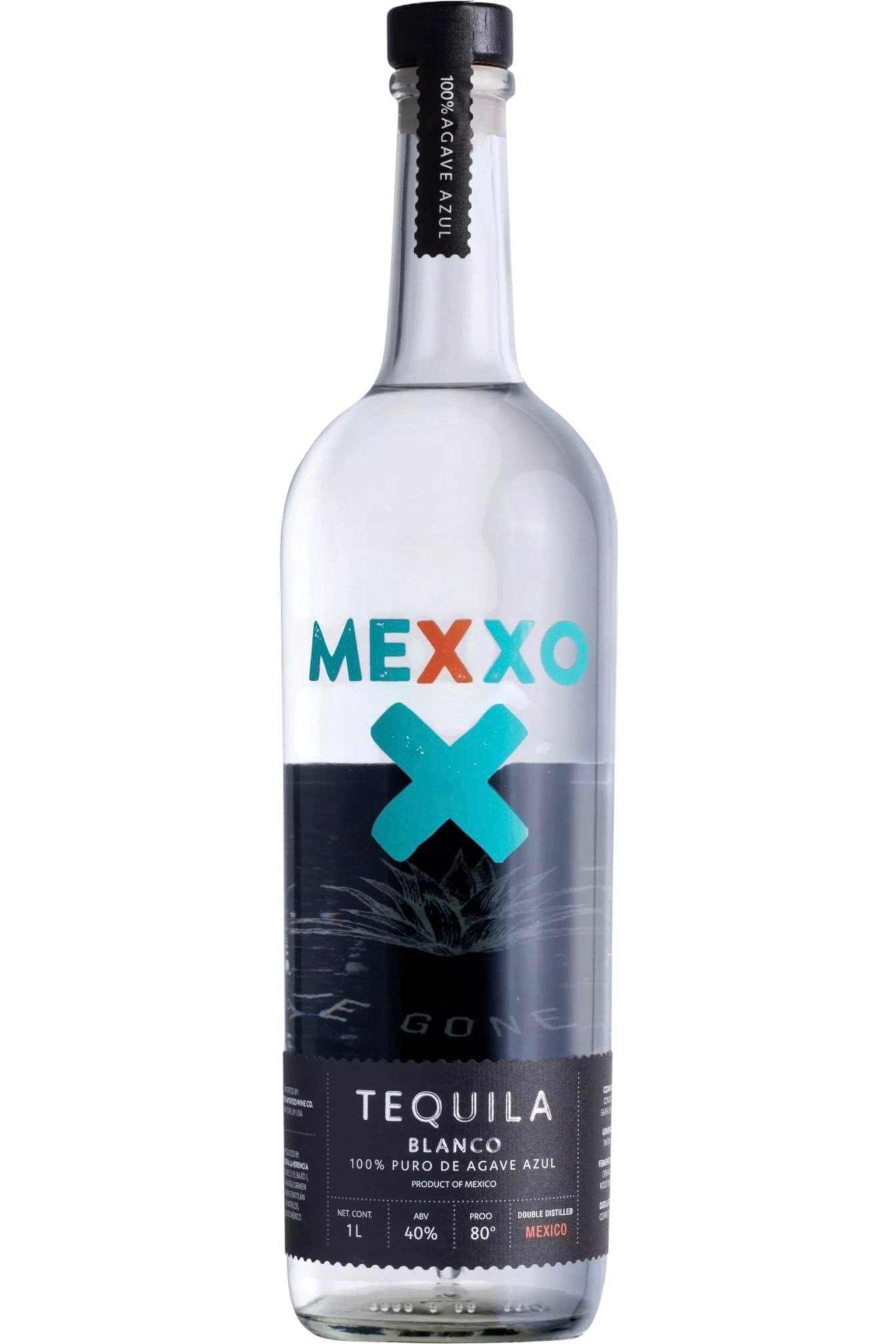 Mexxo Tequila Blanco 1L (40% ABV)