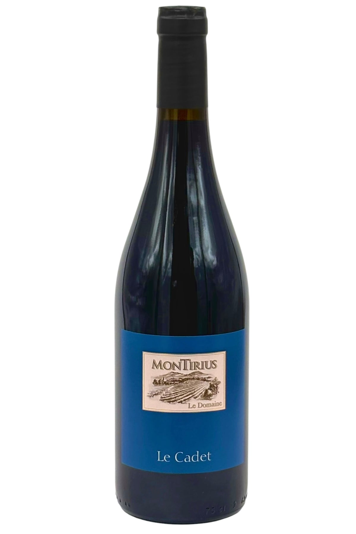 Montirius 2020 Le Cadet IGP Vaucluse Red Wine 60% Grenache 40% Syrah 65 Year Old Vines Certified Biodynamic No Oak Cement Vat Southern Rhone France 750ml